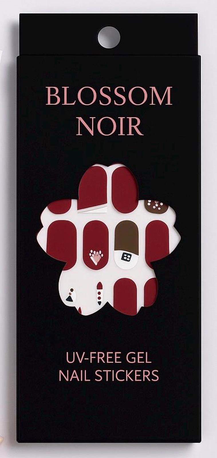 BlossomNoir:Crimson Royale UV Free Gel Nail stickers